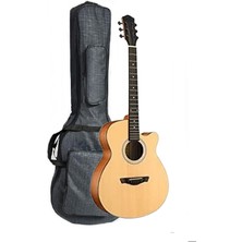 Allians Akustik Gitar MK400CNG Naturel + Gigbag Taşıma Çantası Hediyeli