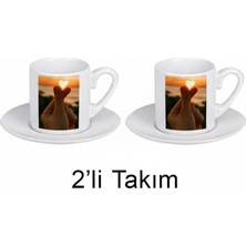  Bade Sevgililer Gününe Özel Ikili Kahve Fincanı