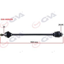 GVA Xmpdby Komple Aks Sağ Tempra 1.4i 92-99 934MM