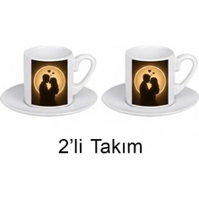  Bade Sevgililer Gününe Özel Ikili Kahve Fincanı