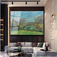 TosbArt Francis Picabia Bahar Doğa Manzarası Temperli Cam Tablo Sanat Tablosu Dekoratif Tablo