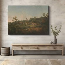 TosbArt John Constable Ingiliz Kırsal Doğa Manzarası Kanvas Tablo Sanat Tablosu Ressam Tablosu