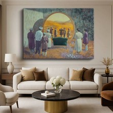 TosbArt René Magritte Belleğin Penceresi Sürrealist Sanat Kanvas Tablo Ressam Tablosu