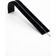 Pangu Gümüş Renk Ince Zincir Çelik Bileklik