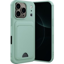 Newface iPhone 17 Pro Max Kelvin Kartlıklı Silikon Kılıf | Soft-Touch | Cüzdan Fonksiyonu