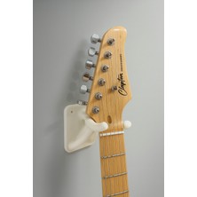 Allians Beyaz Abs Plastik Ukulele Duvar Askısı, Şık ve Güçlü Tasarım