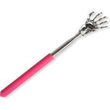 Feyza Design Uzayabilen Teleskopik Sırt Kaşıma Aleti, 57 Cm, Pembe, Rahat Kullanım