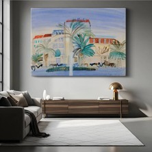 TosbArt Raoul Dufy Cannes Akdeniz Manzarası Kanvas Tablo Sanat Tablosu Ressam Tablosu