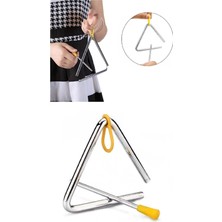 Allians Renkli Metal Eğitici Üçgen Zil, Anaokulu Çocuklar Için Müzik Aleti