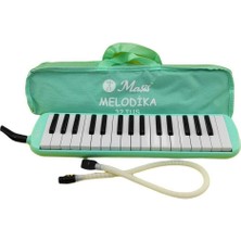 Allians Pastel Yeşil 32K Melodika Çantalı Sağlıklı ve Eğlenceli Müzik Aleti