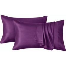 Diamond Touch Mat 100% Pamuk Saten Yastık Kılıfı