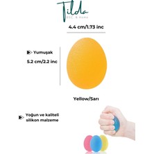 Feyza Design Yumuşak Silikon Stres Topu, Kas Güçlendirme ve Fizik Tedavi Için Mükemmel Seçim