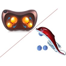 Feyza Design Konforlu Masaj Yastığı ve Yunus Sırt Masaj Aleti 2'li Set