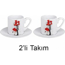  Bade Sevgililer Gününe Özel Ikili Kahve Fincanı