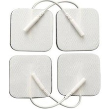 Feyza Design 5x5 cm Elektrot Seti, Soketli Ems Tens Cihazı Için, 20 Adet