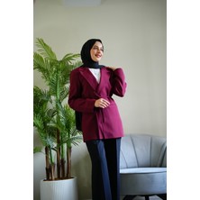 Gamze Özkurt Kuşaklı Kruvaze Ceket