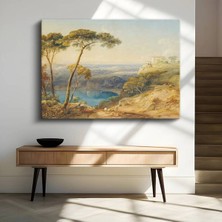 TosbArt J.m.w. Turner Italyan Kıyıları Deniz Manzarası Kanvas Tablo Sanat Tablosu Ressam Tablosu