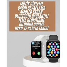 Twin Store 1.83 Inç Akıllı Saat Android ve Ios Uyumlu Çağrı Cevaplayabilen Adımsayar Gps Takibi