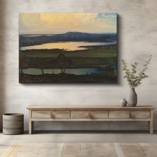 TosbArt Akseli Gallen-Kallela Keikyä Finlandiya Manzarası Kanvas Tablo Ressam Tablosu