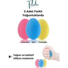 Feyza Design Esneklik ve Güç Kazandıran Silikon Stres Topu, Rahatlatıcı Kullanım Sağlar