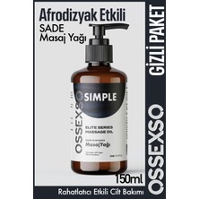 Feyza Design Doğal Aromaterapi Masaj Yağı 150ML - Sade ve Yenilebilir, Gizli Paket