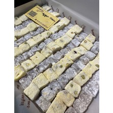 Çifte Kavrulmuş Fıstıklı Lokum/safranlı Fıstıklı Bademli Lokum