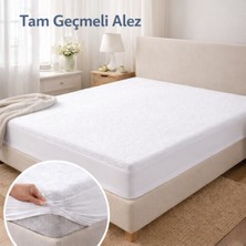 Ezgi Lastikli Çarşaf Tipi Fitted Alez 90 x 200 – Sıvı Geçirmez Yatak Koruyucu