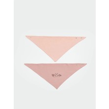 LC Waikiki Baskılı Kız Bebek Mama Önlüğü 2 Li  (S6)