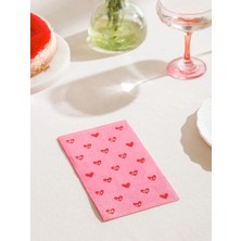 LC Waikiki Karışık Kalp Baskılı Kağıt Peçete 20 Li  (S6)