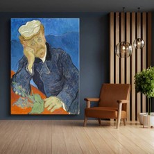 TosbArt Vincent Van Gogh Dr. Paul Gachet Doktor Portresi Kanvas Tablo Sanat Tablosu Ressam Tablosu