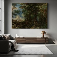 TosbArt Jacob Van Ruisdael Orman Derinlikleri Doğa Resmi Kanvas Tablo Sanat Tablosu Ressam Tablosu