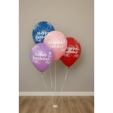 Happy Bırthday Baskı Balon 25'li