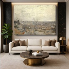 TosbArt Vincent Van Gogh Paris Şehir Manzarası Kanvas Tablo Sanat Tablosu Ressam Tablosu