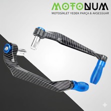 Motonum Altai F1 Max Pro Manet Koruma Karbon Desenli-Mavi DEKORLU-MKM13134