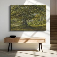 TosbArt Samuel Palmer Meşe Ağacı Doğa Manzarası Kanvas Tablo Sanat Tablosu Ressam Tablosu