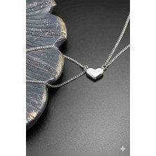 Mira 💕 Aşkı Simgeleyen Kalp Detaylı Çift Kolyesi | Paslanmaz Çelik