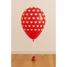 Kalp Baskı Balon 25'li