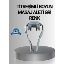Net Damla Titreşimli Boyun Masaj Cihazı Isı Terapili Şarjlı Vnb-01 Ergonomik U Tasarım
