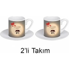  Bade Sevgililer Gününe Özel Ikili Kahve Fincanı