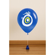 Nazar Boncuğu Balon Koyu Mavi 25'li