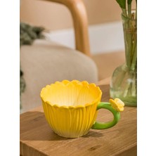 LC Waikiki Karışık Çiçek Figürlü Seramik Kupa 350 ml  (S6)