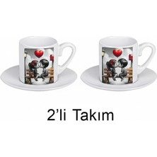  Bade Sevgililer Gününe Özel Ikili Kahve Fincanı