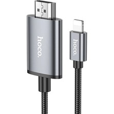Toyigoo Hoco UA27 Lightning To HDMI Hdtv Dönüştürücü Adaptör (4k 30Hz) KABLO-(5775) - AA002I-6LSV84