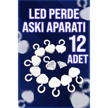 Kulvar AVM Perde LED Askı Aparatı Perde LED Asma Aparatı