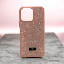 Teleplus iPhone 14 Kılıf Diamond Taşlı Model Bling Kapak