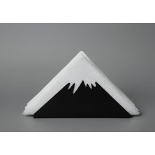 Odmek Dağ Figürlü Metal Peçetelik – Masaüstü Peçete Tutucu (17×6,5×4 Cm)