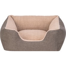 Xmpdby Pet Comfort Echo  Kahve-Bej Kedi ve Köpek Yatağı S 60X50CM