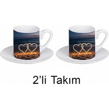  Bade Sevgililer Gününe Özel Ikili Kahve Fincanı