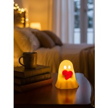 Pammuks Romantik Hayalet Figürlü 2'li Yılbaşı Gece Lambası Masa Üstü Aydınlatma