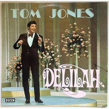 Decca Tom Jones Delilah Lp Plak (Orijinal 1968 Dönem Ingiltere Baskı)
